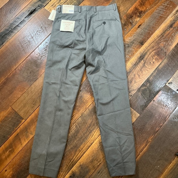 Lucky Brand Dress Pants NWT 30x32 Gray Tailored Trousers - Picture 2 of 9